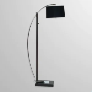 Lampara De Pie Extensible Pantalla Negra - GMGE
