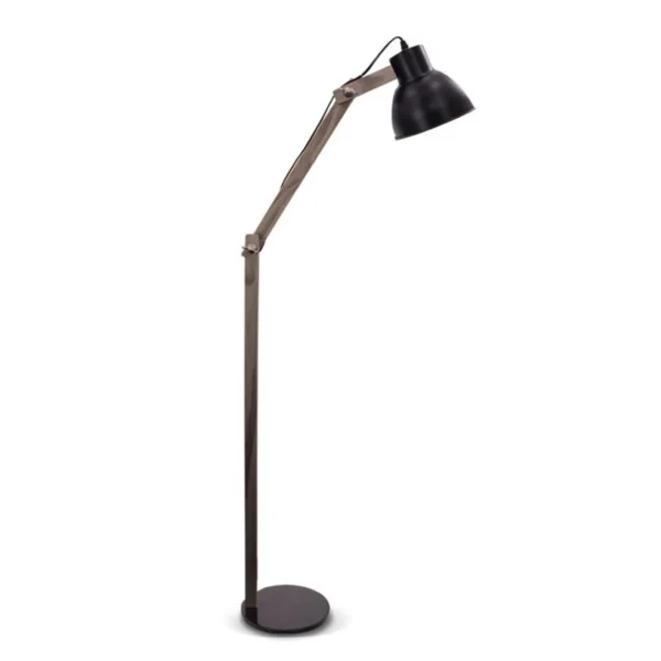 Lampara De Pie Serena Color Negro - Candil