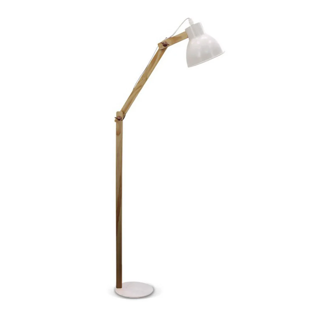 Lampara De Pie Serena Color Blanco - Candil