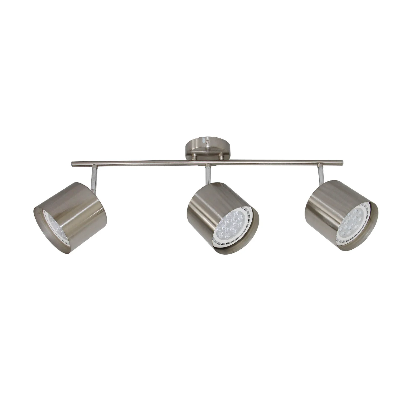 Aplique Alba De 3 Luces Color Niquel Mate - 180 Iluminación