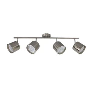 Aplique Alba De 4 Luces Color Niquel Mate- 180 Iluminación