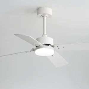 Ventilador De Techo Sidney Aspas Revesibles 42pulg 1.06 M Blanco Blanco/madera - Windstyle