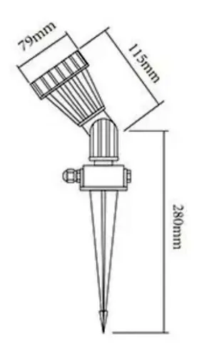Estaca Exterior Tero GU10 - Candil - Image 3