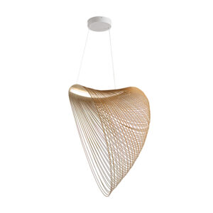 Colgante De Madera Led Integrado  Llan - TuLuz