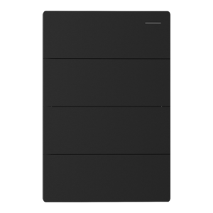 Tecla Milan 4 Puntos Color Negro - Macroled